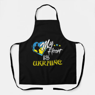 Honour to Ukrainian soldiers Apron