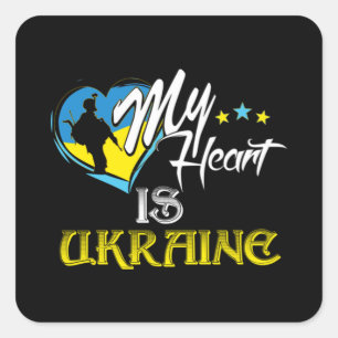 Honour to Ukrainian soldiers  Square Sticker