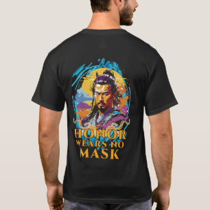 Honour Wears No Mask Men Black T-Shirt