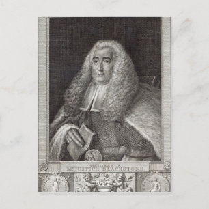 Honourable Mr Justice Blackstone Postcard