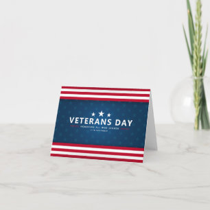 Honouring All Who Served Card