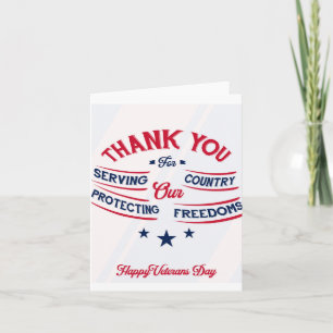 Honouring All Who Served Card