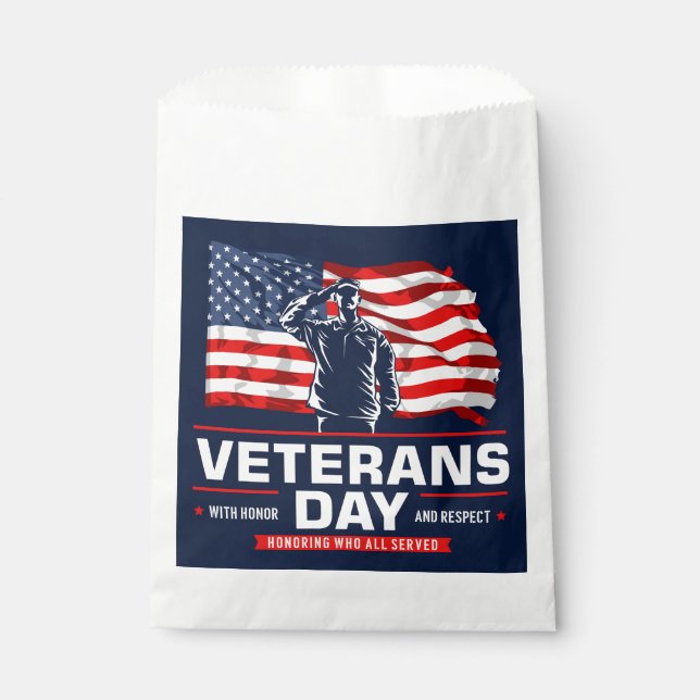 Honouring all who Served  Favour Bag (Front)