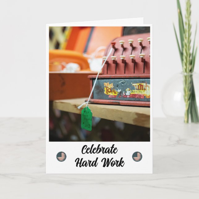 Honouring Every Hand That Builds Thank You Card (Front)