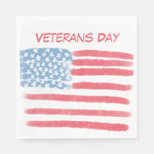 Honouring Heroes Veterans Day Celebration Napkin