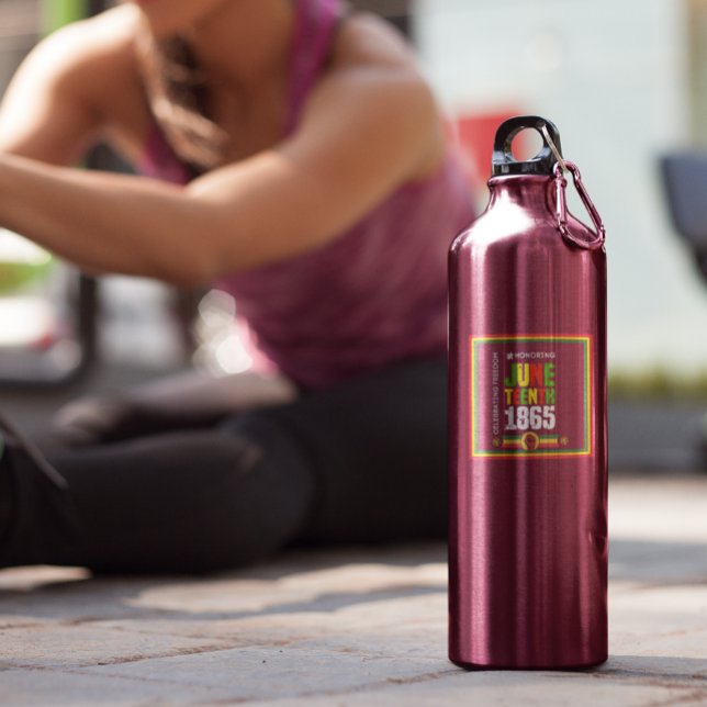 Honouring Juneteenth 1865-Celebrating Freedom 710 Ml Water Bottle (Creator Uploaded)