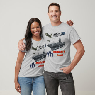 Honouring mighty military grey T-Shirt