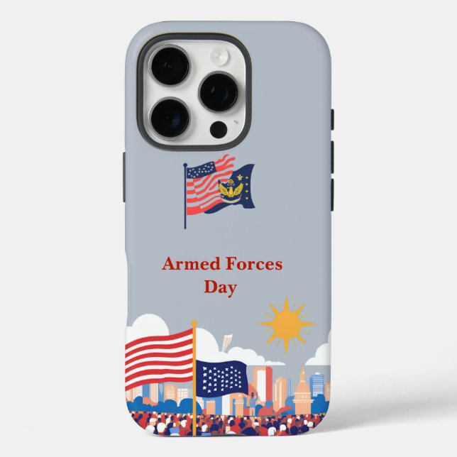 "Honouring Our Heroes: Armed Forces Day Case-Mate iPhone Case (Back)