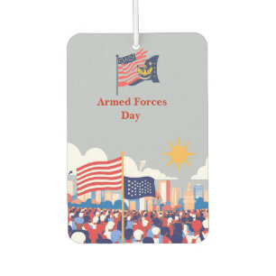 "Honouring Our Heroes: Armed Forces Day Celebratio Car Air Freshener