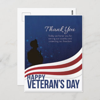 Honouring Our Heroes This Veterans Day 2025 Postcard
