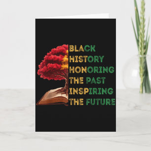 Honouring Past Inspiring Future Black History Mont Card
