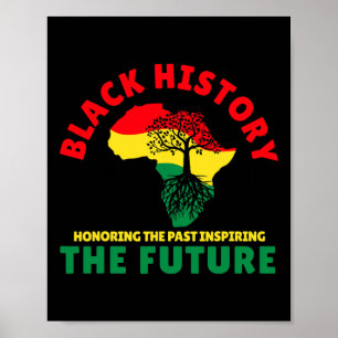 Honouring Past Inspiring Future Men Women Black Hi Poster