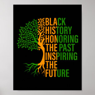 Honouring Past Inspiring Future Men Women Black Hi Poster