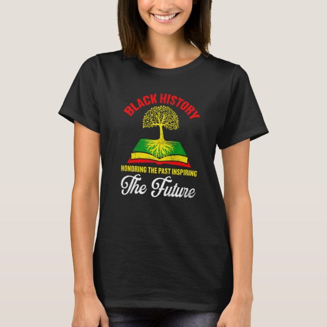 Honouring Past Inspiring Future Men Women Black Hi T-Shirt (Front)