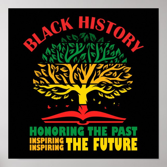 Honouring Past Inspiring The Future Black History  Poster (Front)