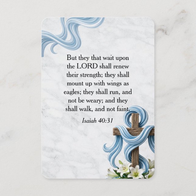 Honouring the Life Funeral Card (Back)