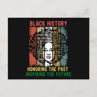 Honouring The Past Inspiring Future Black History Postcard