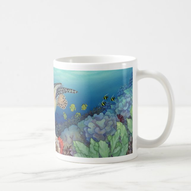 Honu (Green Sea Turtle) Coffee Mug (Right)