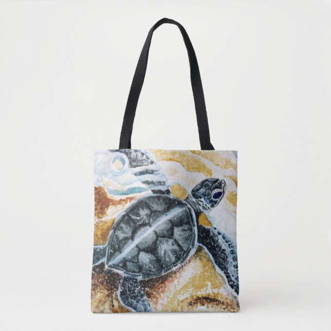 Honu Hatchlings Tote Bag (Front)