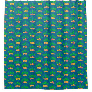 Honu Hawaiian Tribal Green Sea Turtles Shower Curtain