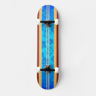Honu Hawiian Faux Wood Surfboard Skateboard