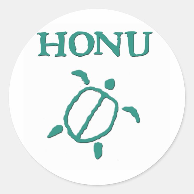 Honu Petroglyph Stickers (Front)