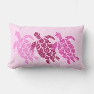 Honu Sea Turtle Hawaiian Reversible Engineered Lumbar Cushion