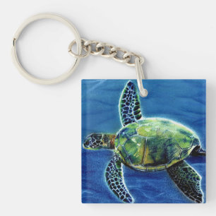 Honu Sea Turtle Keychain