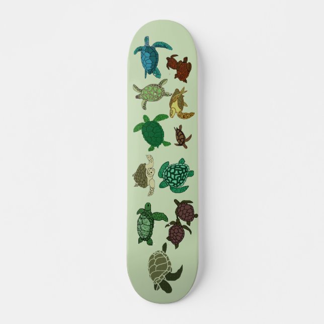 Honu (sea turtle) Skateboard (Front)