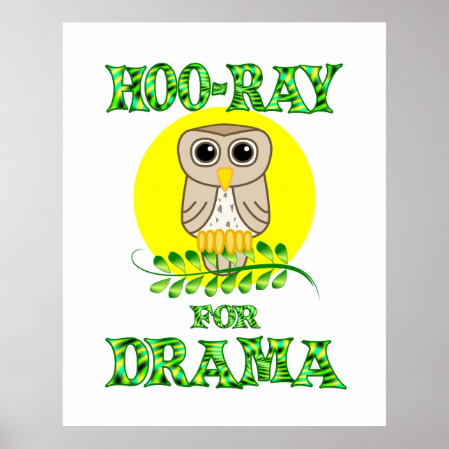 Hoo-Ray for Drama Poster (Front)