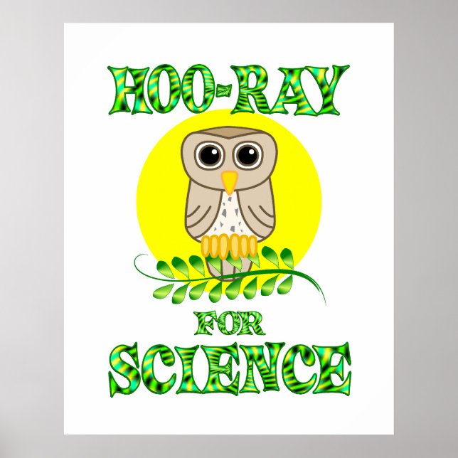 Hoo-Ray for Science Poster (Front)