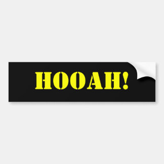 HOOAH! BUMPER STICKER