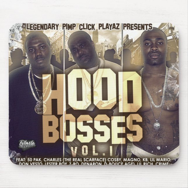 Hood Bosses Mousepad (Front)