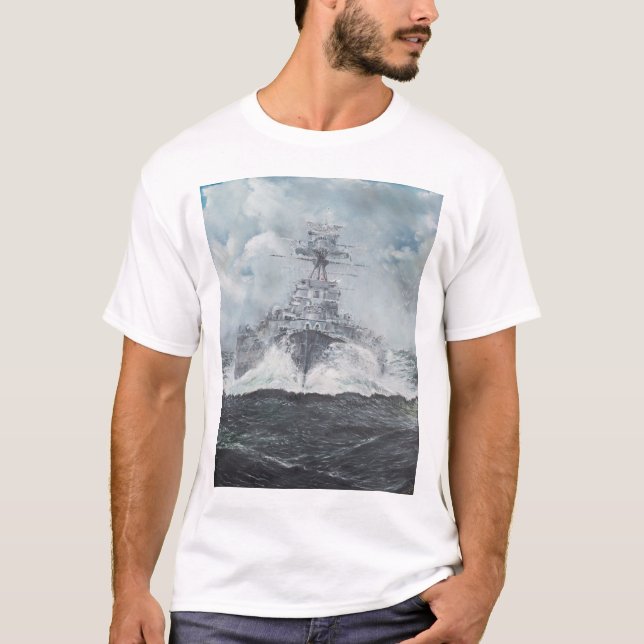 Hood heads for Bismarck 23rdMay 1941. 2014 T-Shirt (Front)