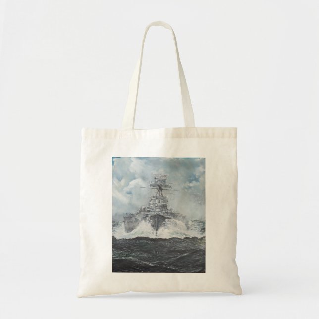 Hood heads for Bismarck 23rdMay 1941. 2014 Tote Bag (Front)