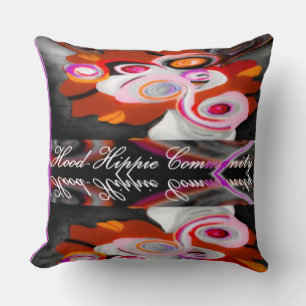 "Hood-Hippie Community"  Cushion
