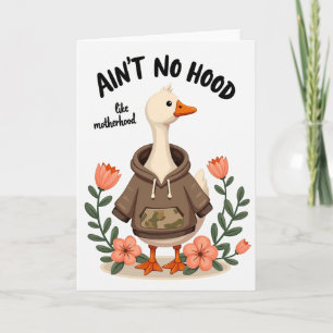 Hood Motherhood Goose Art Card