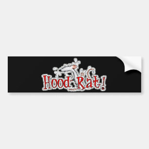 Hood Rat Bumper Sticker