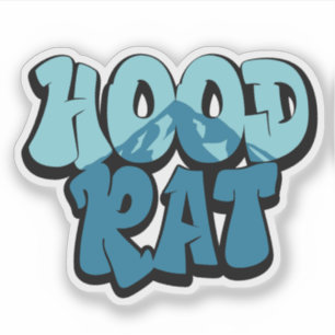 Hood Rat graffiti Mount Hood Oregon Mountain