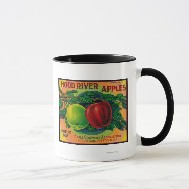 Hood River Apple Crate LabelHood River, OR Mug (Right)
