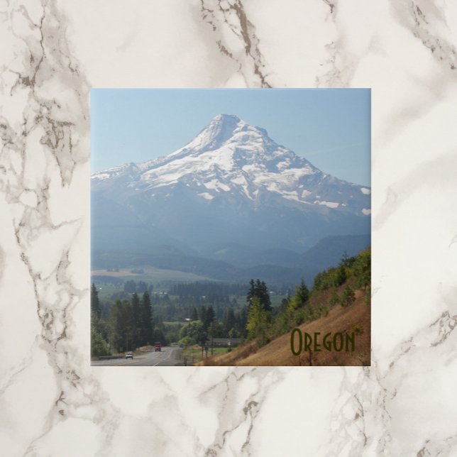 Hood River Valley and Mount Hood Tile (In Situ)