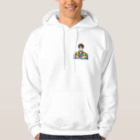hood sweatshirt with manga security expert