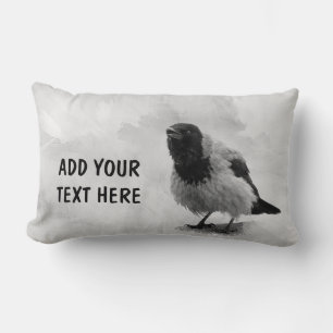Hooded Crow Lumbar Cushion