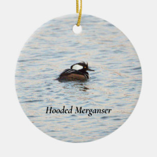 Hooded Merganser Ornament