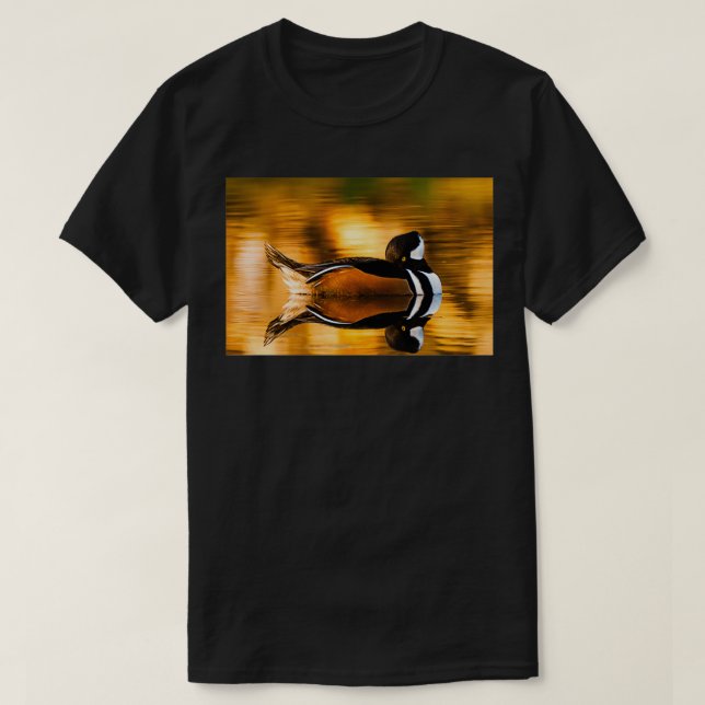 Hooded Merganser T-Shirt (Design Front)