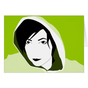 hooded stare