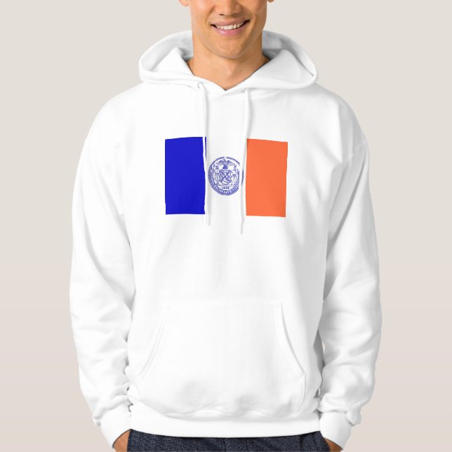 Hooded Sweatshirt with american flag (Front)