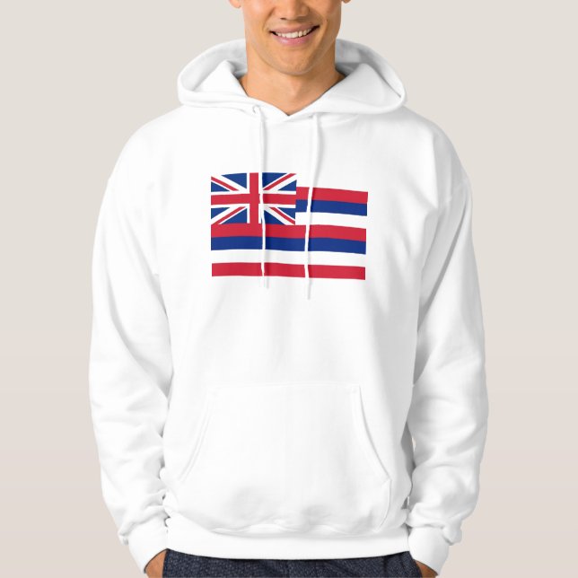 Hooded Sweatshirt with american flag (Front)