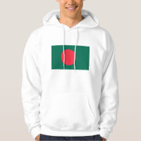 Hooded Sweatshirt with Flag of Bangladesh