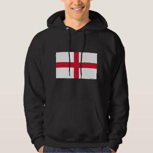 Hooded Sweatshirt with Flag of England